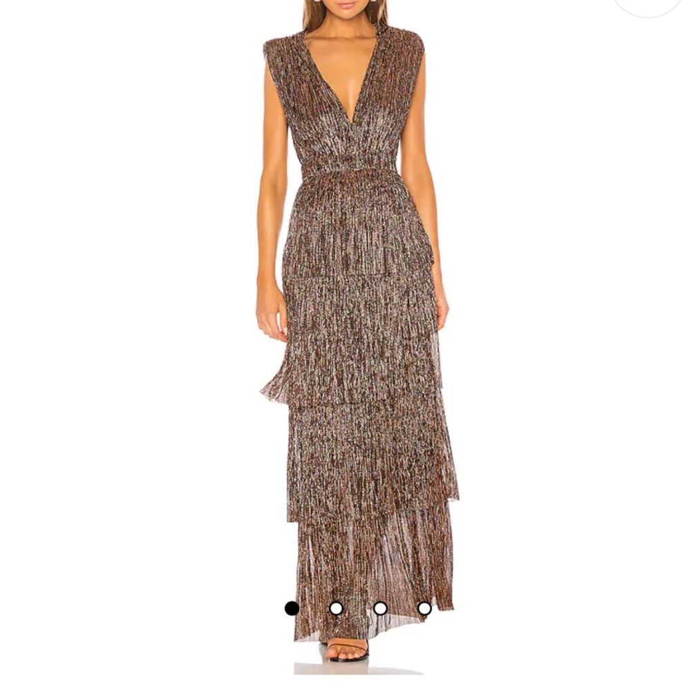 Sabina Musayev Skylar Gown in Bronze